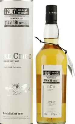 Ancnoc 15 Years 2007 Single Cask Netherlands Cask Strength|Mars Online