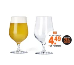 Chef & Sommelier Bierglazen (37 CL) - Set van 2|Chef & Sommelier Online