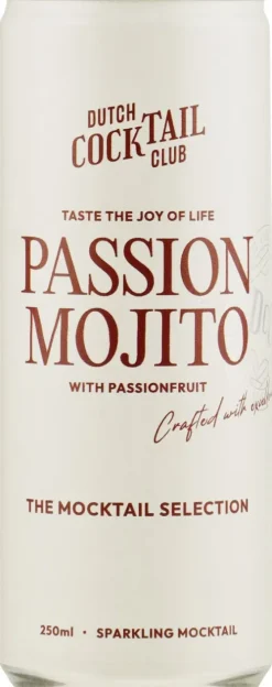 Dutch Cocktail Club Passion Mojito Alcoholvrij|Dutch Cocktail Club Outlet