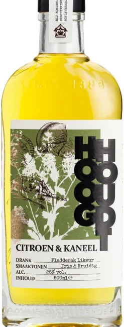 Hooghoudt Citroen- Kaneel Likeur|Zuidam