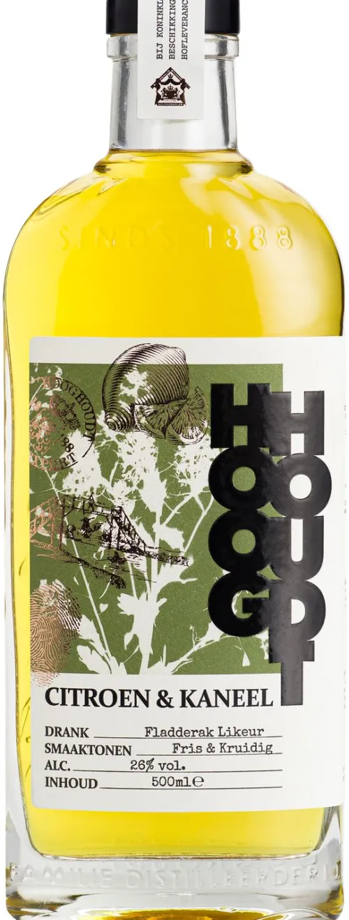 Hooghoudt Citroen- Kaneel Likeur|Zuidam