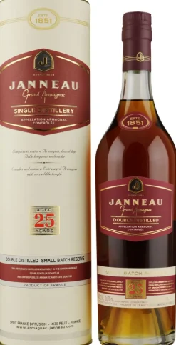 Armagnac 25 Years|Janneau