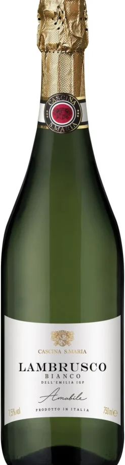 Lambrusco Dell'Emilia Amabile Bianco|Cascina S.Maria Discount
