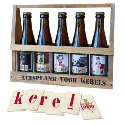 Leesplankje s bier met Spel|Kerel Clearance