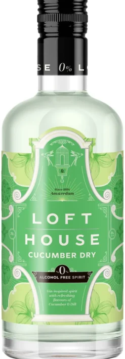 Loft House Gin Cucumber Dry Alcoholvrij|Lofthouse Best