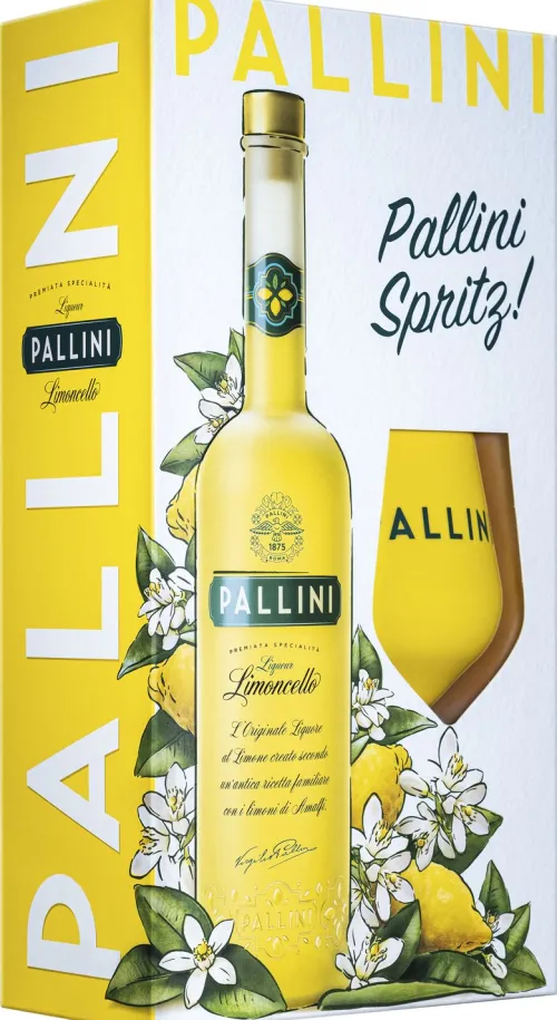Pallini Limoncello met Spritz Glass|Santa Maria Hot