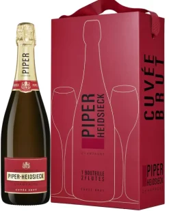 Piper-Heidsieck Brut + 2 glazen cadeauverpakking|Piper Heidsieck Best