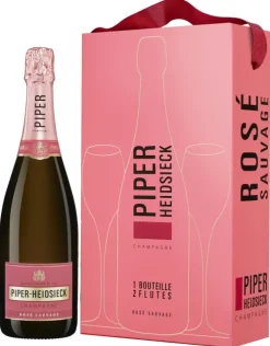 Piper-Heidsieck Rose Suavage 2 glazen cadeauverpakking|Piper Heidsieck Online