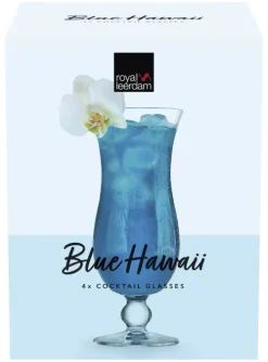 Royal Leerdam Blue Hawaii Cocktail Glazen Set|Royal Leerdam