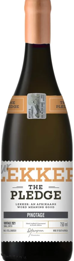 The Pledge Our Lekker Pinotage|The Pledge Online