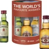 The World's Favourite Whiskies Cadeaupakket met 4 mini's|Geschenk Hot