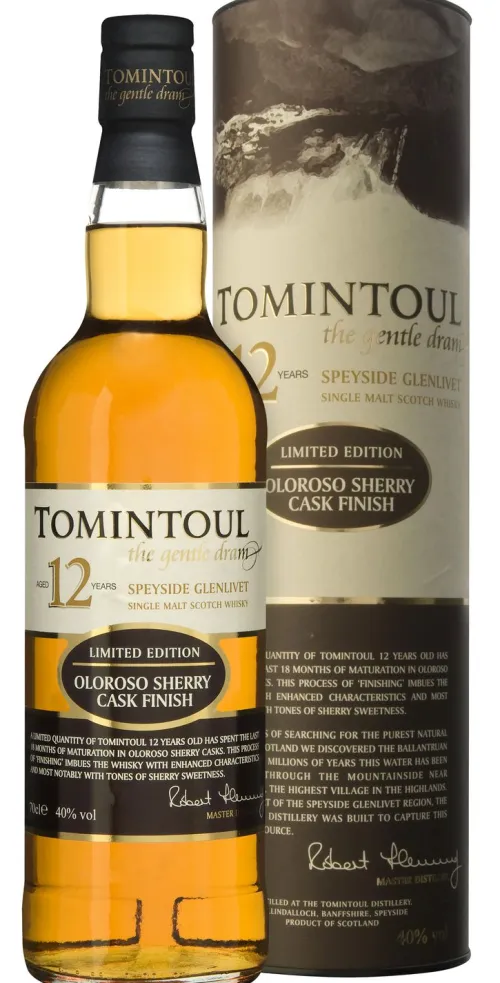 12 Years Oloroso Sherry Cask|Tomintoul Best