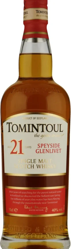 21 years Speyside Malt|Tomintoul Sale