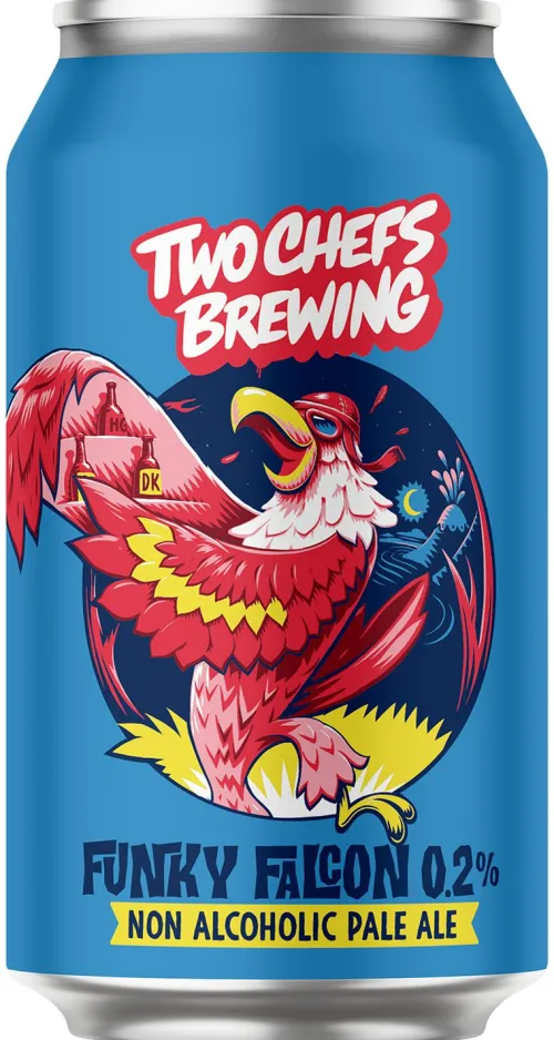 Two Chef's Brewing Funky Falcon Alcoholvrij|Two Chefs Brewing