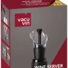 Wine Server & Stopper Zwart|Vacu Vin