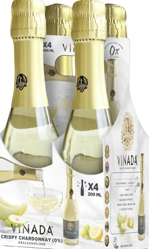 Crispy Chardonnay Mini 4x200 ml Cadeaupakket|Vinada Sale