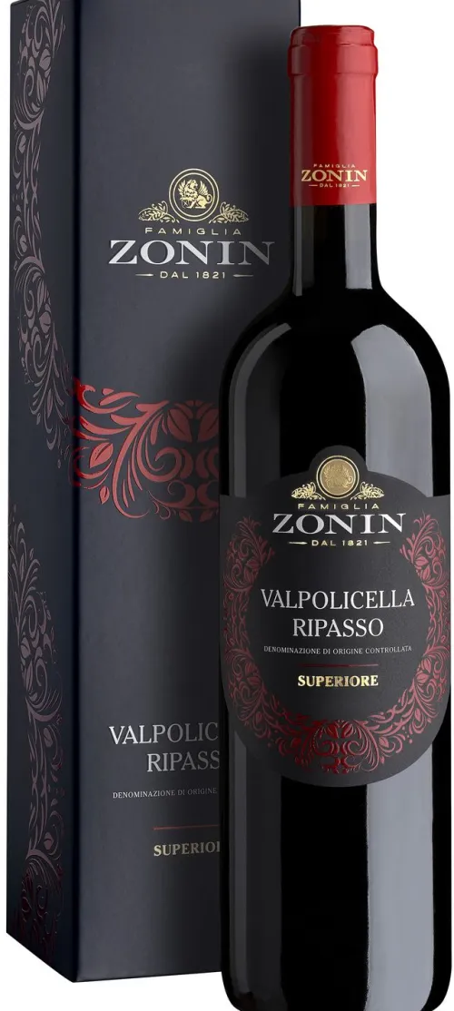 Valpolicella Ripasso Superiore Cadeauverpakking|Zonin Hot