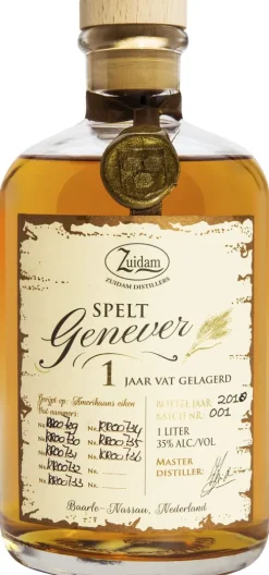 Spelt Genever 1 Year|Zuidam New